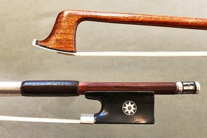 French R&M MILLANT violin bow with replaced frog & button, FRANCE