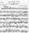 Carl Fischer Sarasate, Pablo de: Carmen Concert Fantasy Op.25 (violin & piano)
