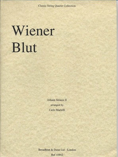 Carl Fischer Strauss, Johann (Martelli): Wiener Blut (string quartet)