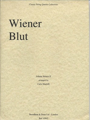 Carl Fischer Strauss, Johann (Martelli): Wiener Blut (string quartet)