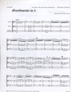 Carl Fischer Vanhal: Divertimento in G (violin, Viola, Bass) score & parts