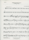Carl Fischer Siegmeister, Elie: String Quartet No. 3 (On Hebrew Themes), set of parts