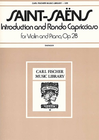 Carl Fischer Saint-Saens, Camille: Introduction & Rondo Capriccioso Op.28