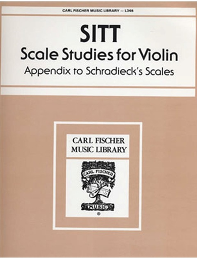 Carl Fischer Sitt, Hans: Scale Studies for Violin
