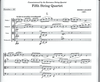 Carl Fischer Lazarof, Henri: Fifth String Quartet, score and parts