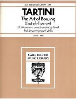 Carl Fischer Tartini, Giuseppe (David): The Art of Bowing (violin)