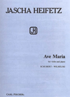 Carl Fischer Schubert, Franz (Heifetz): Ave Maria (violin & piano)