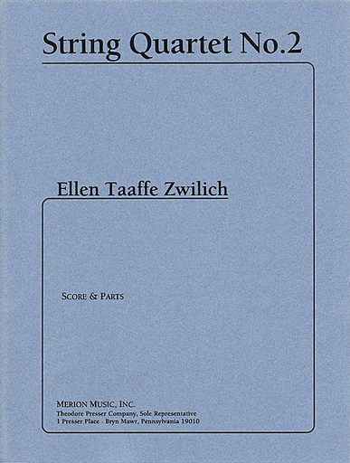 Carl Fischer Zwilich, Ellen Taaffe: String Quartet No. 2 (score and parts)