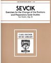 Carl Fischer Sevcik, O.: op. 8 Change of Positions, Prep Scale Studies (violin)