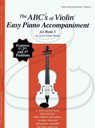 Carl Fischer Rhoda: The ABC's of Violin - Easy Piano Accompaniment, Bk.5 (piano accompaniment)
