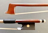 Brazilian JOHN BRASIL octagonal Pernanbuco violin bow, nickel, BRAZIL