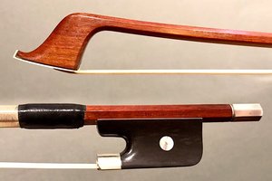 E.H. ROTH cello bow, ebony/silver