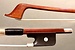 E.H. ROTH cello bow, ebony/silver