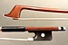 Werner WERNER 4/4 Brazilwood cello bow, nickel half-mounted ebony frog, round stick