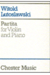 HAL LEONARD Lutoslawski, Witold: Partita 1984 (violin & piano)