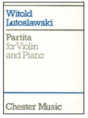 HAL LEONARD Lutoslawski, Witold: Partita 1984 (violin & piano)