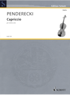 HAL LEONARD Penderecki, Krzysztof: Capriccio for violin solo