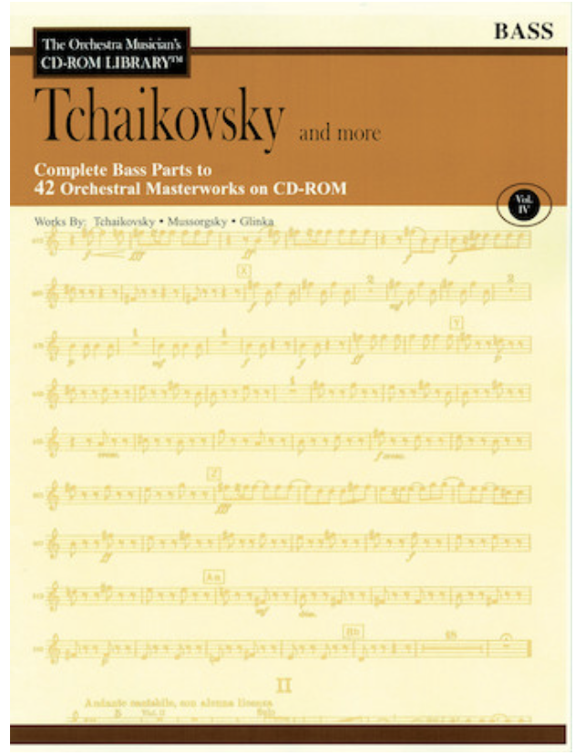 HAL LEONARD Orchestra Musician's Library: Vol.4 Tchaikowsky & More (bass)