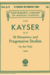 Schirmer Kayser (Mogill): 36 Elementary & Progressive Studies, Op.20 (viola) Schirmer