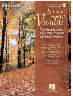 HAL LEONARD Vivaldi, Antonio: The Four Seasons-Music Minus One (violin & CD)