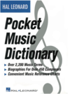 HAL LEONARD Hal Leonard Pocket Dictionary