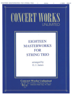 HAL LEONARD James: Eighteen Masterworks for String Trio