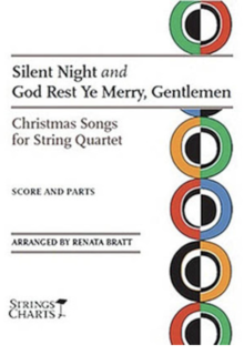 HAL LEONARD Bratt: Silent Night and God Rest Ye Merry Gentlemen XMas Songs for string quartet