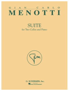 HAL LEONARD Menotti, Gian Carlo: Suite for 2 Cellos & Piano