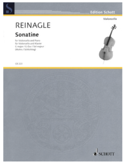 Schott Music Reinagle, Joseph: Sonatine in G Major for Cello & Piano