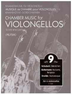 HAL LEONARD Pejtsik, Arpad: Chamber Music for Violoncellos Vol.9 (4 cellos), Edito Musica Budapest