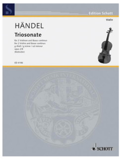HAL LEONARD Handel: Trio Sonata Op. 2 No. 8 (2 violins, cello, piano)