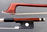 Götz Conrad Götz cello bow, with nickel-mounted ebony frog
