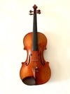 Unlabeled 16 1/8" flamed high quality  viola, CHINA