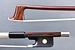 Brazilian ELIAS GUASTI half-mounted nickel viola bow, Brazil