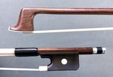 Werner WERNER 4/4 Brazilwood viola bow, nickel half-mounted ebony frog, round stick