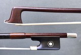 German Brazilwood viola bow, nickel