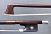 German Brazilwood viola bow, nickel