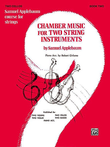 Alfred Music Applebaum, S.: Chamber Music for Two String Instruments V.2 (2 cellos)