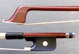 Unbranded 4/4 Brazilwood half-mounted student cello bow