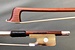 *K. MÜLLER*** Pernambuco viola bow, silver/horn 69.5 g.