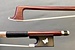 Czech JOS MARTIN 1/4 nickel violin bow, Butterfly design