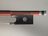 Brazilian Alysio de Mattos violin bow, pernambuco/silver, Rio/Paris, 62.3g