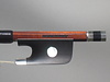 Brazilian ALYSIO De MATTOS viola bow, Pernambuco / Ebony / Silver, (round heel), 70.0g  Rio / Paris, BRAZIL