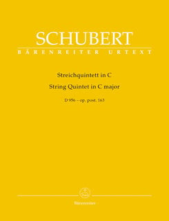 Barenreiter Schubert, Franz (Chusid): String Quintet in C Major, op. post 163, D 956 (string quintet) Bärenreiter Urtext
