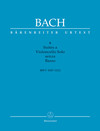 Barenreiter Bach, J.S. (Woodfull-Harris / Schwemer): 6 Suites for Cello Solo, BWV1007-1012, scholarly edition (cello) Barenreiter