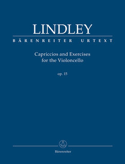 Barenreiter Lindley, Robert.: Capriccios and Exercises for the Violoncello op. 15 (cello) BARENREITER