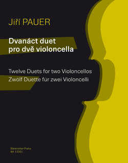 Barenreiter Pauer, Jiri: Twelve duets for 2 Violoncellos (2 cellos) Barenreiter