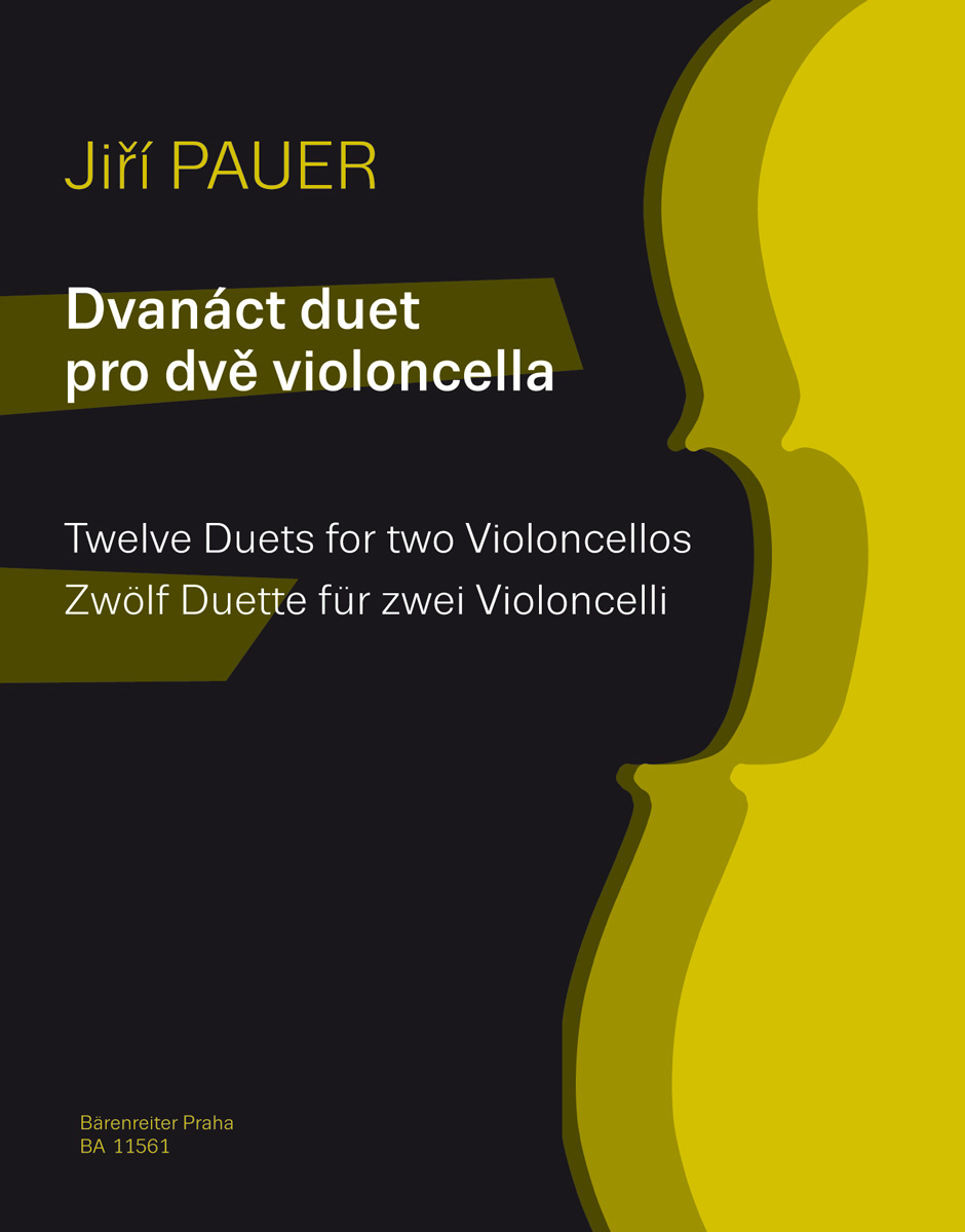 Barenreiter Pauer, Jiri: Twelve duets for 2 Violoncellos (2 cellos) Barenreiter