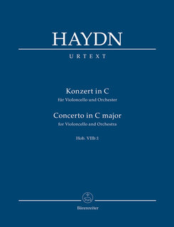 Barenreiter Haydn, Joseph (Gerlach): Concerto for Violoncello and Orchestra in C major,  Hob.VIIb:1 (Study score) Barenreiter Urtext