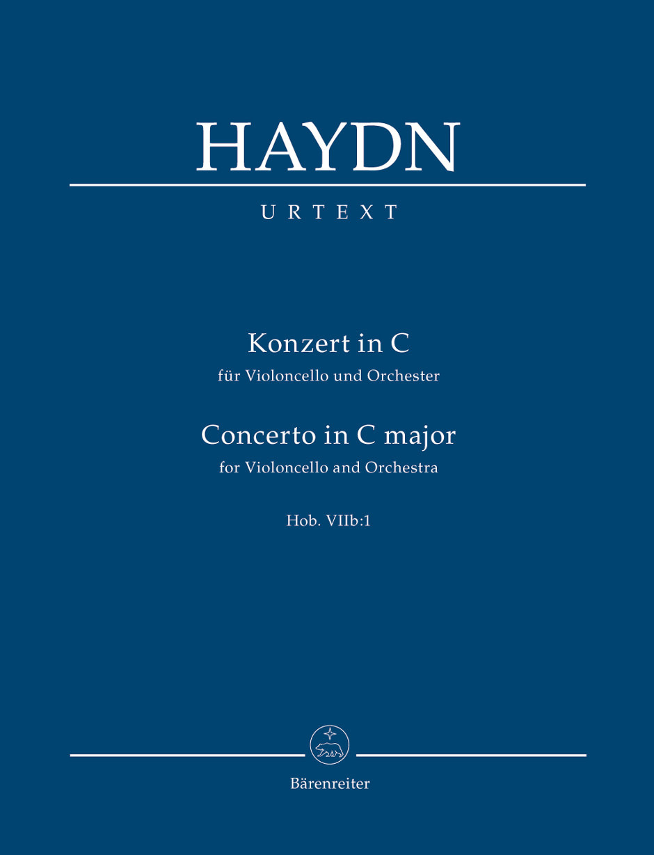 Barenreiter Haydn, Joseph (Gerlach): Concerto for Violoncello and Orchestra in C major,  Hob.VIIb:1 (Study score) Barenreiter Urtext